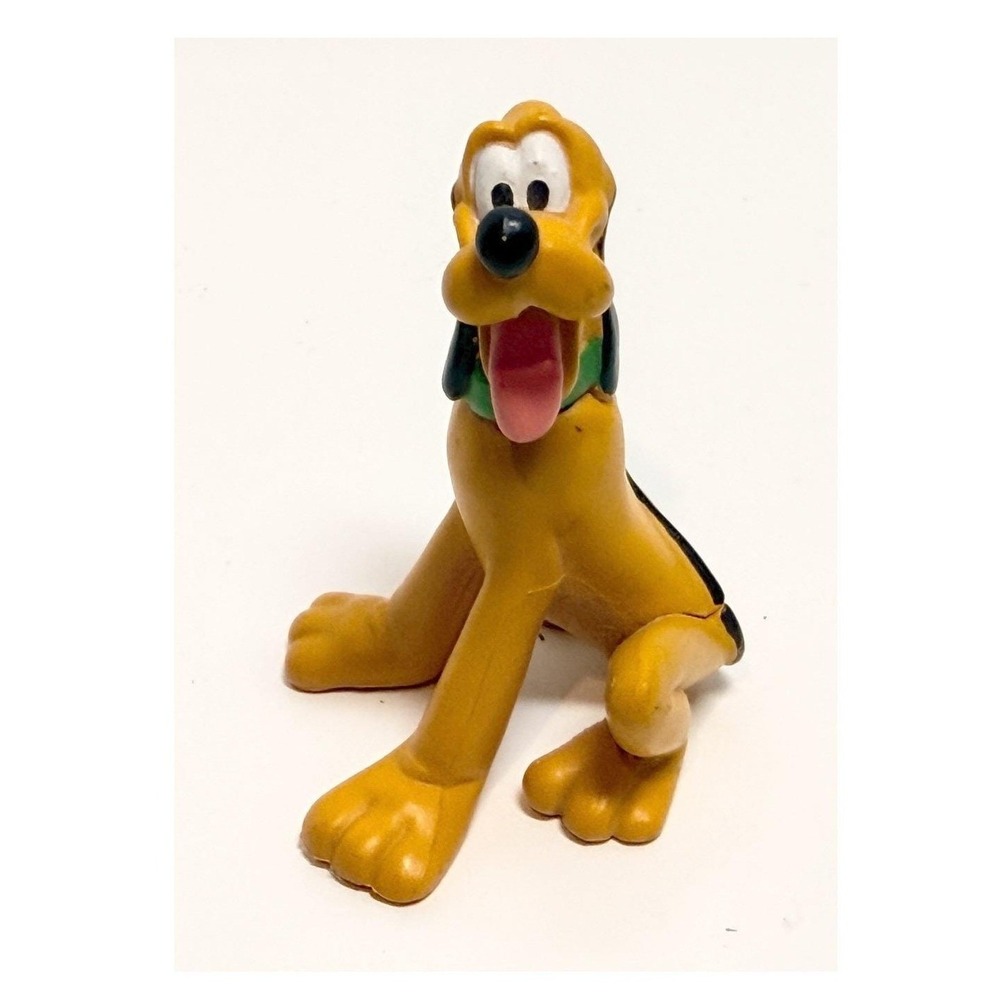 Disney Pluto Dog 2.5 Inch PVC Figure Collectible Marked Disney